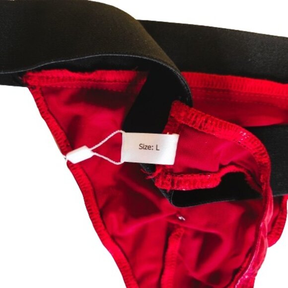 3/$15 Men's Christmas Thong Costume Cosplay Gift Large NWT - Picture 7 of 11